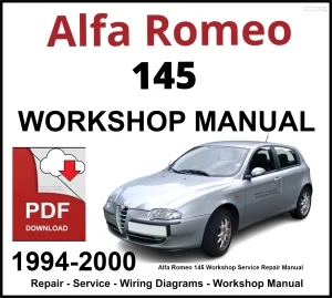 Alfa Romeo 145 Workshop and Service Manual 1994-2000 PDF