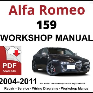 Alfa Romeo 159 Workshop and Service Manual 2004-2011
