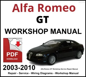 Alfa Romeo GT 2003-2010 Workshop and Service Manual