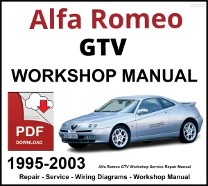 Alfa Romeo GTV 1995-2003 Workshop and Service Manual PDF