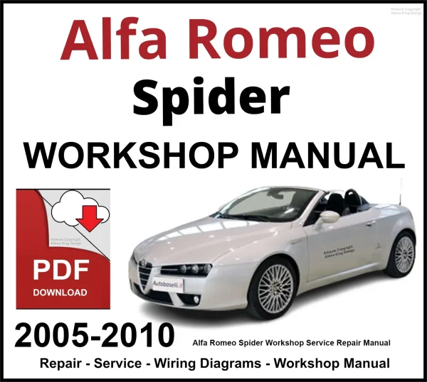 Alfa Romeo Spider 2005-2010 Workshop and Service Manual