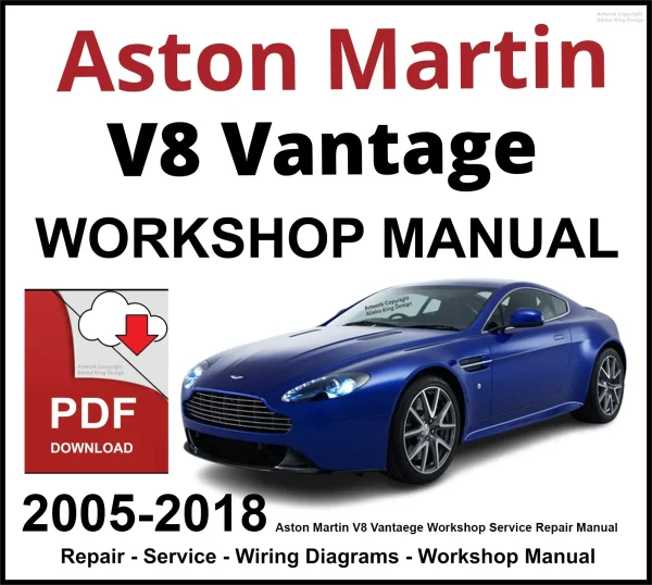 Aston Martin V8 Vantage Workshop Manual 2005-2018 PDF