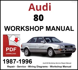 Audi 80 Workshop Service Repair Manual 1987-1996 PDF