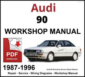 Audi 90 Workshop and Service Manual 1987-1996 PDF