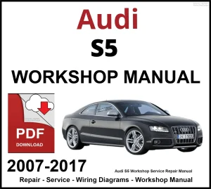 Audi S5 Workshop and Service Manual 2007-2017