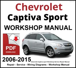 Chevrolet Captiva Sport 2006-2015 Workshop and Service Manual PDF