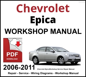 Chevrolet Epica Workshop and Service Manual