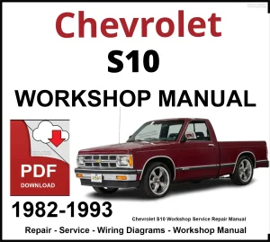 Chevrolet S10 Workshop and Service Manual 1982-1993 PDF