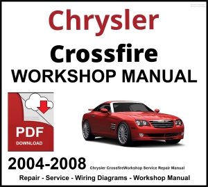 Chrysler Crossfire Workshop and Service Manual 2004-2008 PDF