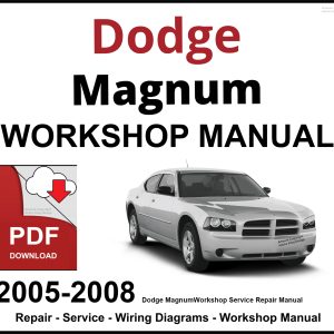 Dodge Magnum Workshop and Service Manual 2005-2008 PDF