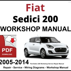Fiat Sedici 2005-2014 Workshop and Service Manual