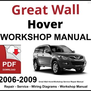 Great Wall Hover Workshop and Service Manual 2006-2009 PDF