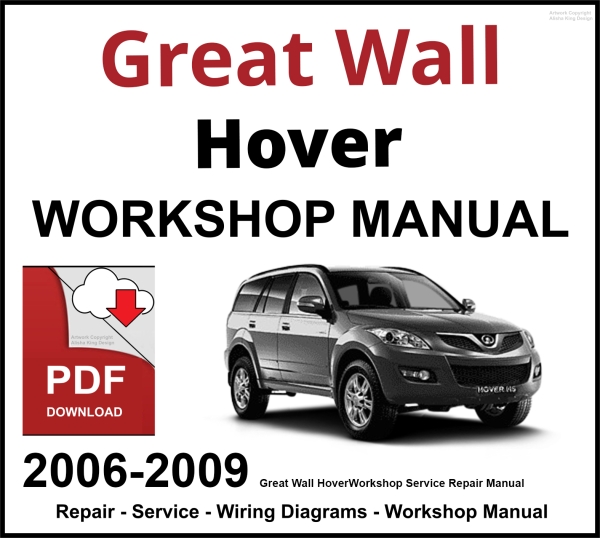 Great Wall Hover Workshop and Service Manual 2006-2009 PDF