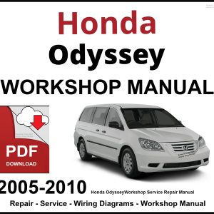 Honda Odyssey 2005-2010 Workshop and Service Manual PDF