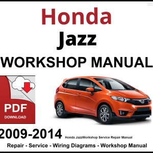 Honda Jazz 2009-2014 Workshop and Service Manual PDF