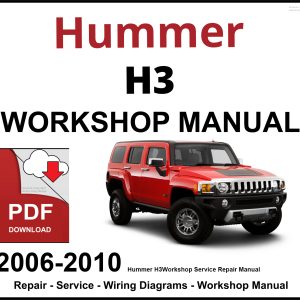 Hummer H3 Workshop and Service Manual PDF