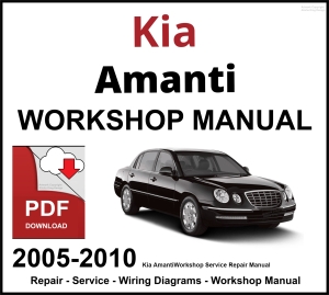 Kia Amanti 2005-2010 Workshop and Service Manual PDF