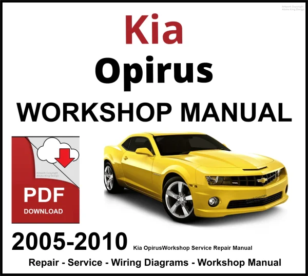 Kia Opirus 2005-2010 Workshop and Service Manual PDF