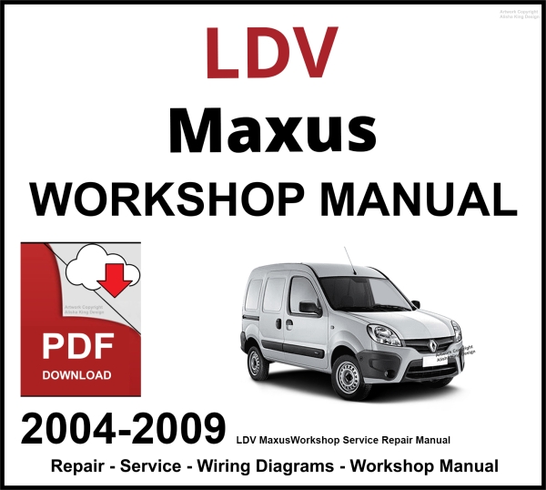 LDV Maxus Workshop and Service Manual