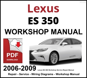 Lexus ES 350 Workshop and Service Manual