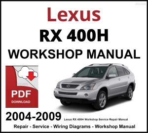 Lexus RX 400H Workshop and Service Manual