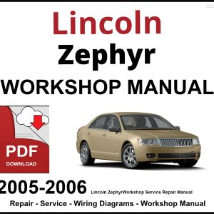 Lincoln Zephyr 2005-2006 Workshop and Service Manual PDF