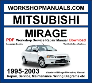 Mitsubishi Mirage 1995-2003 workshop manual covering 1.5L 4G15 and 1.8L 4G93 engines with repair procedures and wiring diagrams PDF download
