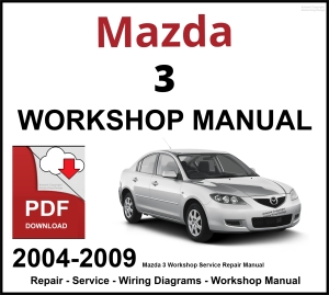 Mazda 3 Workshop and Service Manual 2004-2009 PDF