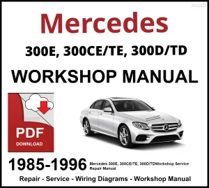 Mercedes 300E, 300CE/TE, 300D/TD Workshop and Service Manual