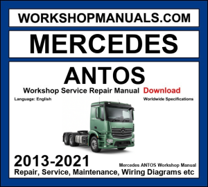 Mercedes-Benz Antos heavy-duty truck 2013-2021 workshop manual covering OM470 and OM936 diesel engines with repair procedures and wiring diagrams dealer software download
