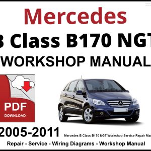 Mercedes B Class B170 NGT Workshop and Service Manual