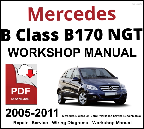 Mercedes B Class B170 NGT Workshop and Service Manual