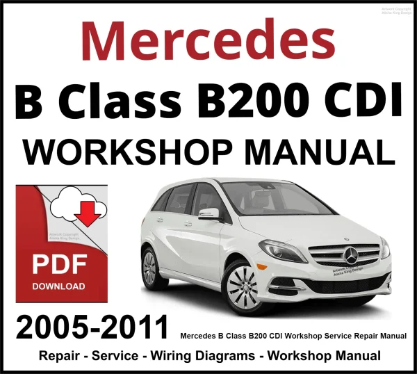 Mercedes B Class B200 CDI Workshop and Service Manual