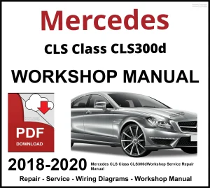 Mercedes CLS Class CLS300d 2018-2020 Workshop and Service Manual