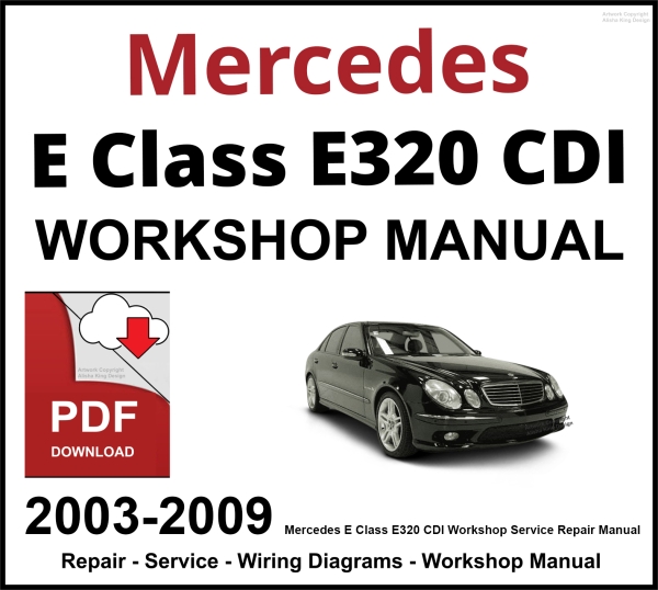 Mercedes E Class E320 CDI Workshop and Service Manual