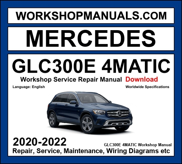 Glc Distance Sensor Diagram Mercedes GLC300e 4MATIC 2020-2022 Workshop Manual Software