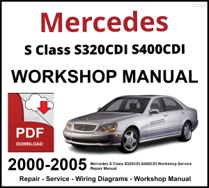 Mercedes S Class S320CDI S400CDI Workshop and Service Manual