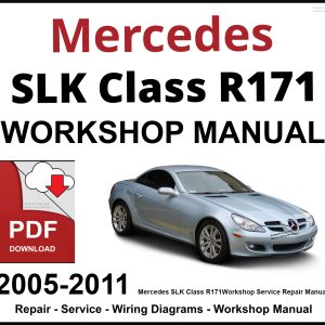 Mercedes SLK Class R171 Workshop and Service Manual