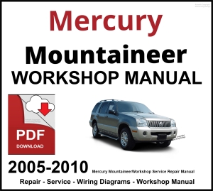 Mercury Mountaineer 2005-2010 Workshop and Service Manual PDF