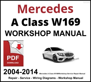 Mercedes A Class W169 Workshop and Service Manual