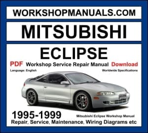 Mitsubishi Eclipse workshop manual 1995-1999 with 2.0L 4G63 and 2.4L 4G64 second generation repair and wiring diagrams PDF