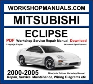 Mitsubishi Eclipse 2000-2005 workshop manual covering 2.4L 4G64, 3.0L 6G72 V6 engines with repair and wiring diagrams PDF download