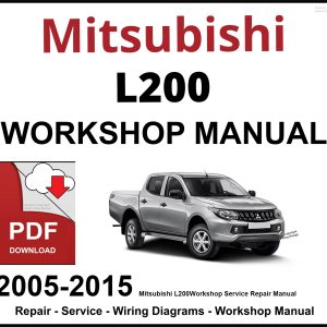 Mitsubishi L200 Workshop and Service Manual PDF
