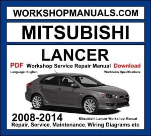 Mitsubishi Lancer CY 2008-2014 workshop manual covering 2.0L 4B11 and 2.4L 4B12 MIVEC engines with repair procedures and wiring diagrams PDF download
