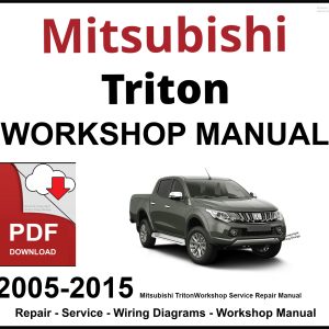 Mitsubishi Triton 2005-2015 Workshop and Service Manual PDF