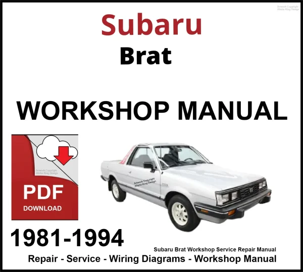 Subaru Brat Repair Manual 1981-1994 PDF