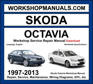 Skoda Octavia workshop manual 1997-2013 covering 1st and 2nd generation with TDI diesel repair and wiring diagrams PDF