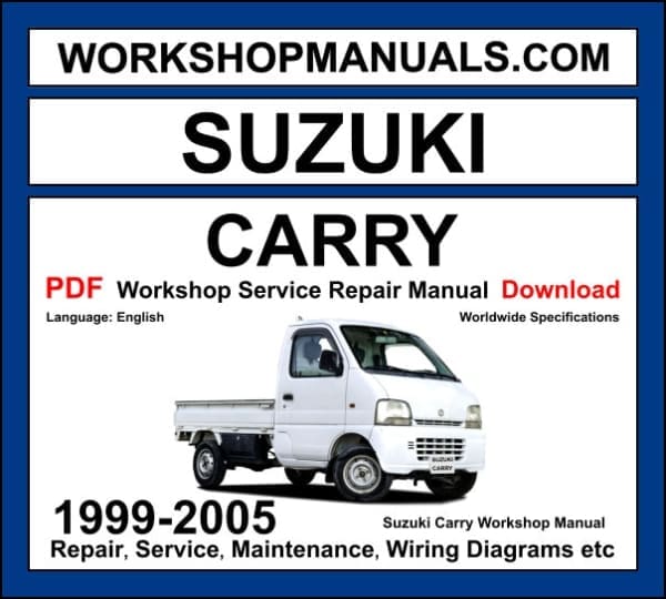 Suzuki Carry 19992005 Service Repair Manual PDF