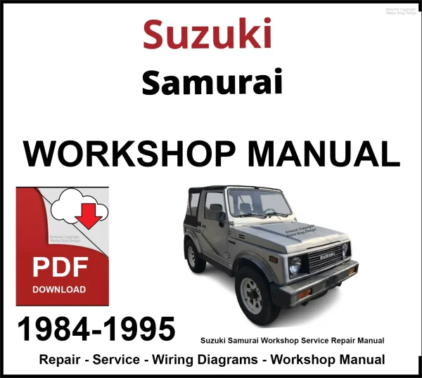 Suzuki Samurai 1984-1995 Workshop and Service Manual PDF