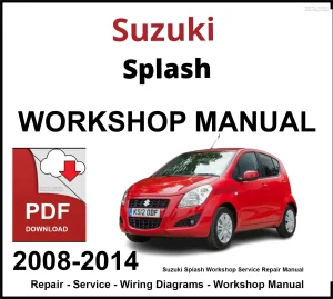 Suzuki Splash Workshop and Service Manual PDF